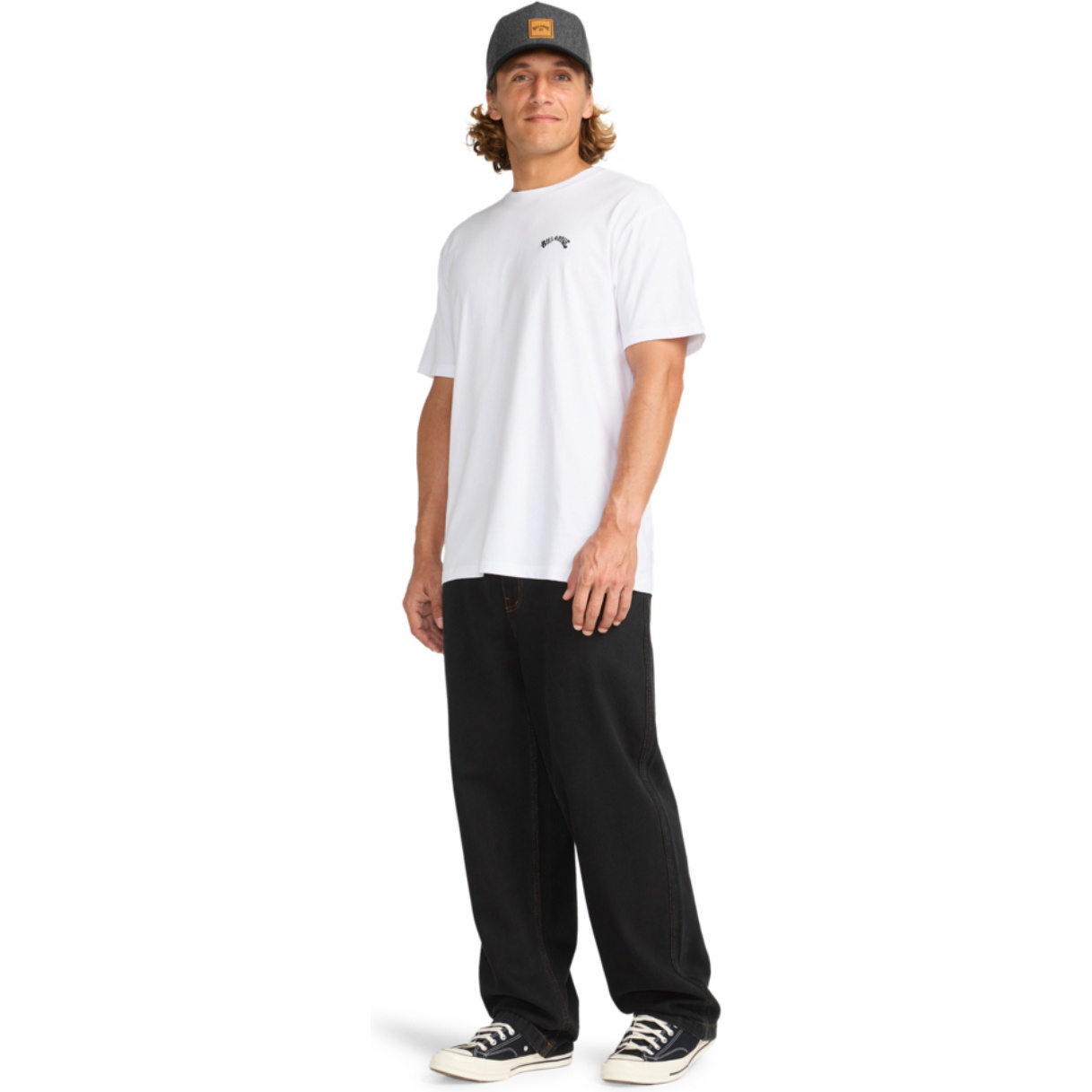 2026 Billabong Mens Arch Crew T-Shirt EBYKT00100 - White